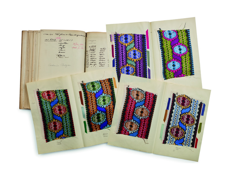 «Es musste auffallen, wie sehr diese Geschmacksrichtung, veranlasst durch den Krieg am Balkan, sich die Mode erobert hatte.» Die breite Sympathie mit dem Balkanbund bildete sich, wie der Jahresbericht der Handelskammer von 1913 festhält, auch in der Basler Seidenbandindustrie ab. Der «Style bulgare» zeichnete sich durch «grelle Farbeffekte in zumeist schwerfälligen Dessins» aus. Als Bordüren auf Hüten und Kleidern wurden die Bänder mit ihren «grossen, fast grotesken Dessins» in «gewagtesten Farbkontrasten» appliziert (Jahresbericht Handelskammer 1913).